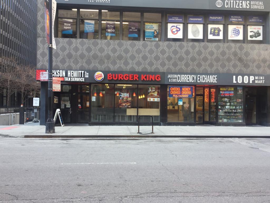 burger king outside