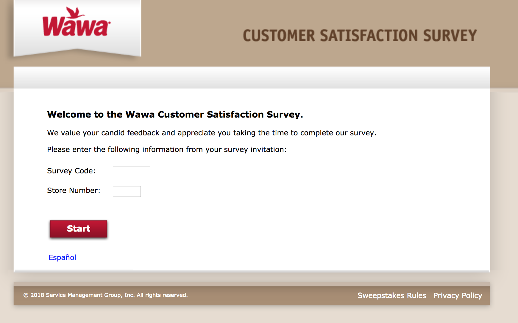 wawalistens survey homepage